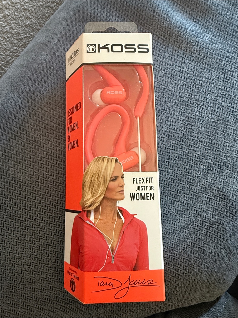 KOSS Women’s FlexFit Coral In-Ear Headphones KSC32c